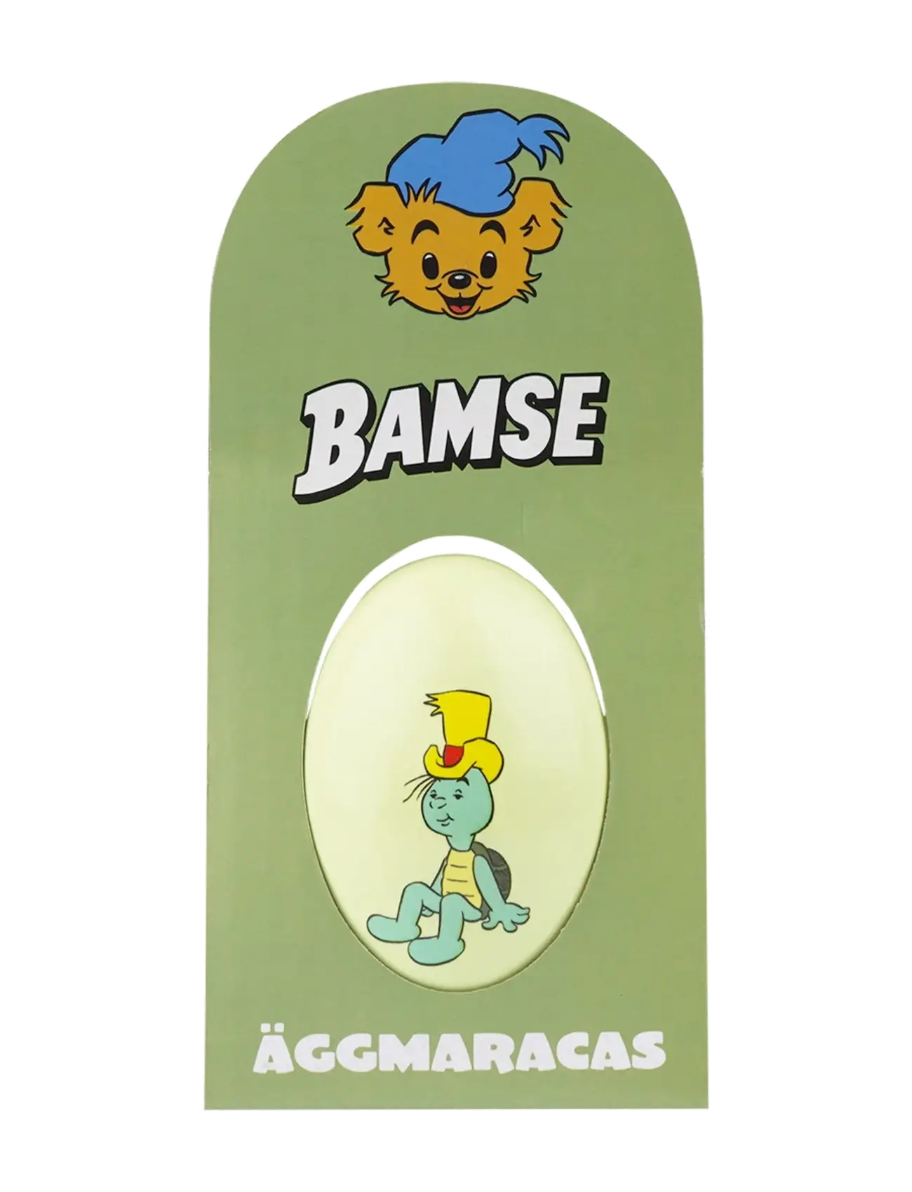 Bamse Egg Shaker - Green - GREEN
