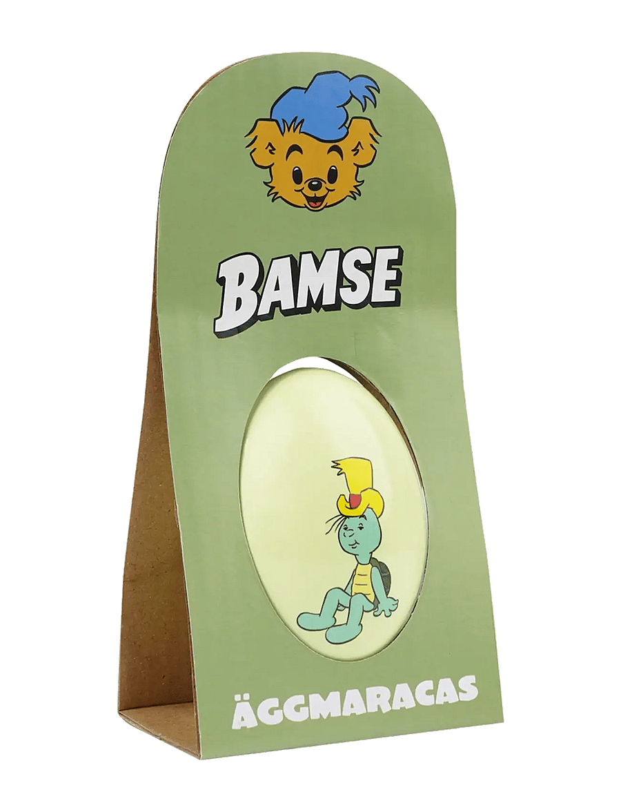 Bamse - Bamse Egg Shaker - Green - hljóðfæri - green - 1