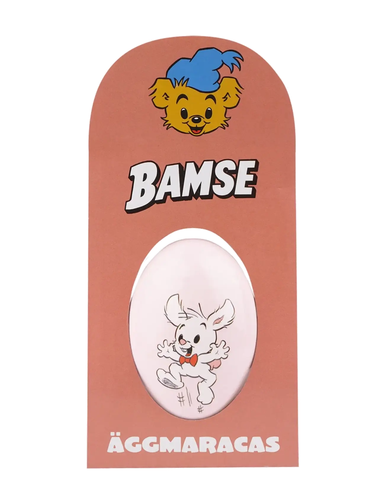 Bamse Egg Shaker - Rosa - PINK