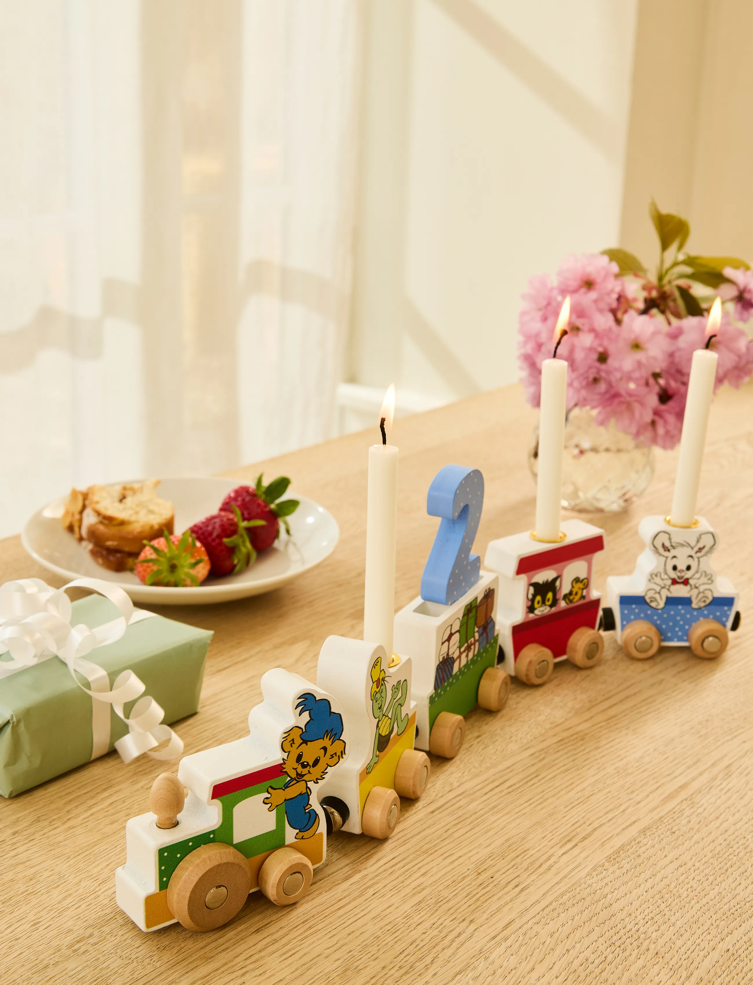 Bamse - Bamse - Birthday Train - børnefødselsdag - multiple color - 0