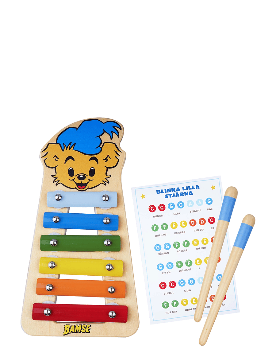 Bamse - Bamse - Xylophone - musikinstrument - multiple color - 3