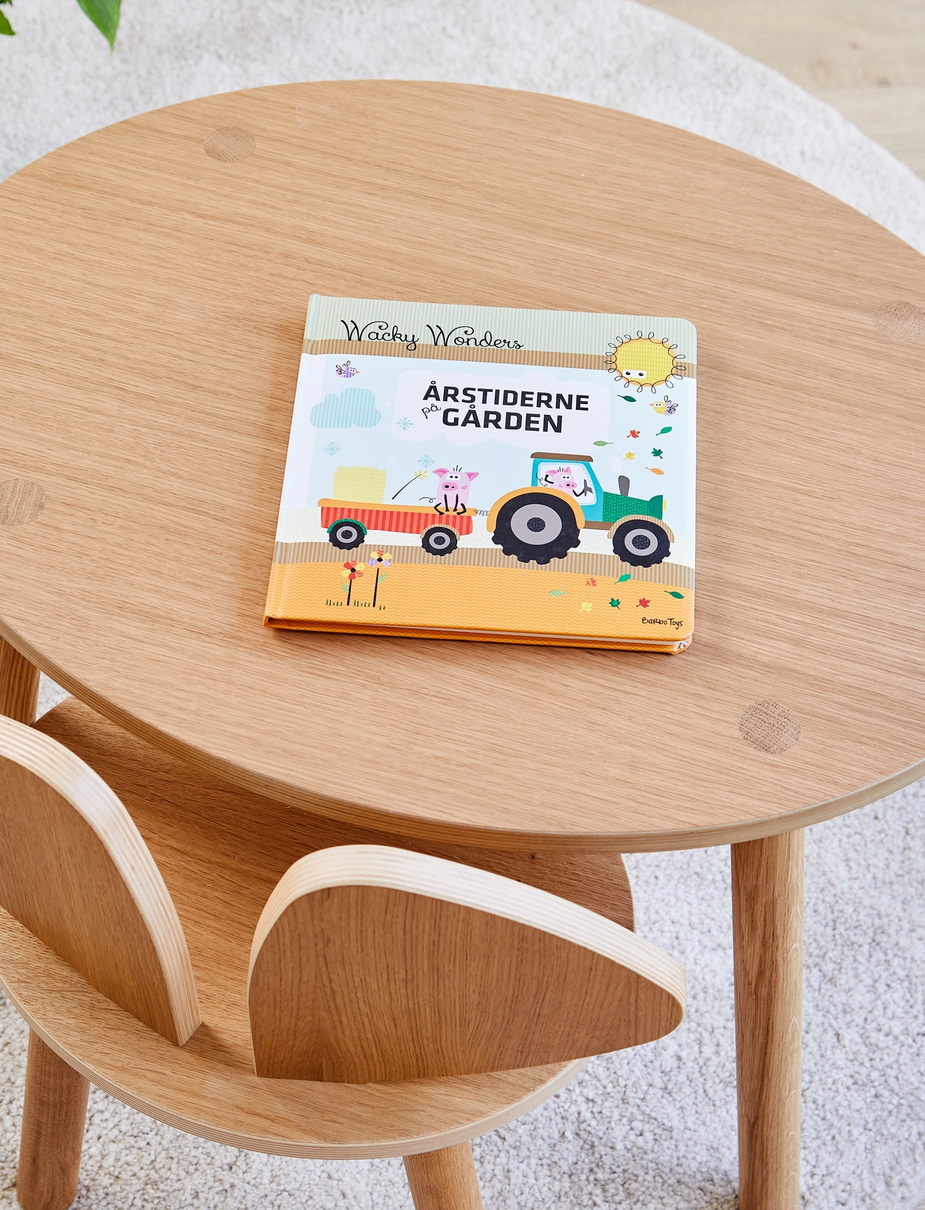 Barbo Legetøj Wacky Wonders - Årstiderne På Gården - Dk, DANISH, Multi/patterned, Børnebøger > Babybøger, Børn