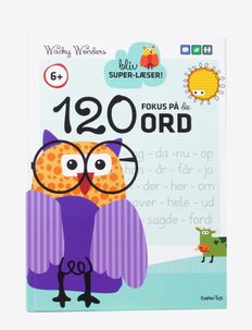Lær 120 ord med Wacky Wonders - Læringsbog - DK, Barbo Toys