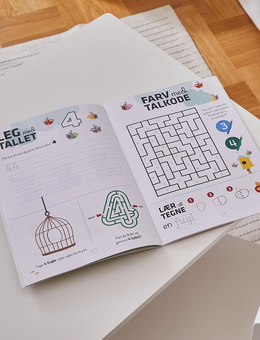Barbo Toys - Aktivitetsbog Lær Tal med Wacky Wonders Bondegårdsdyr - 123 (DK) - pädagogische bücher - multiple color - 5