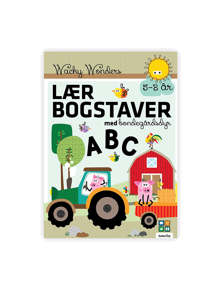 Barbo Toys - Aktivitetsbog Lær Bogstaver med Wacky Wonders Bondegårdsdyr (DK) - mal- & bastelbücher - multiple color - 1