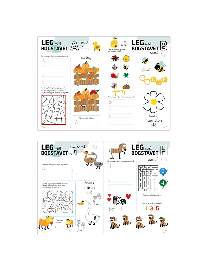 Barbo Toys - Aktivitetsbog Lær Bogstaver med Wacky Wonders Bondegårdsdyr (DK) - värvimis- & käsitööraamatud - multiple color - 2