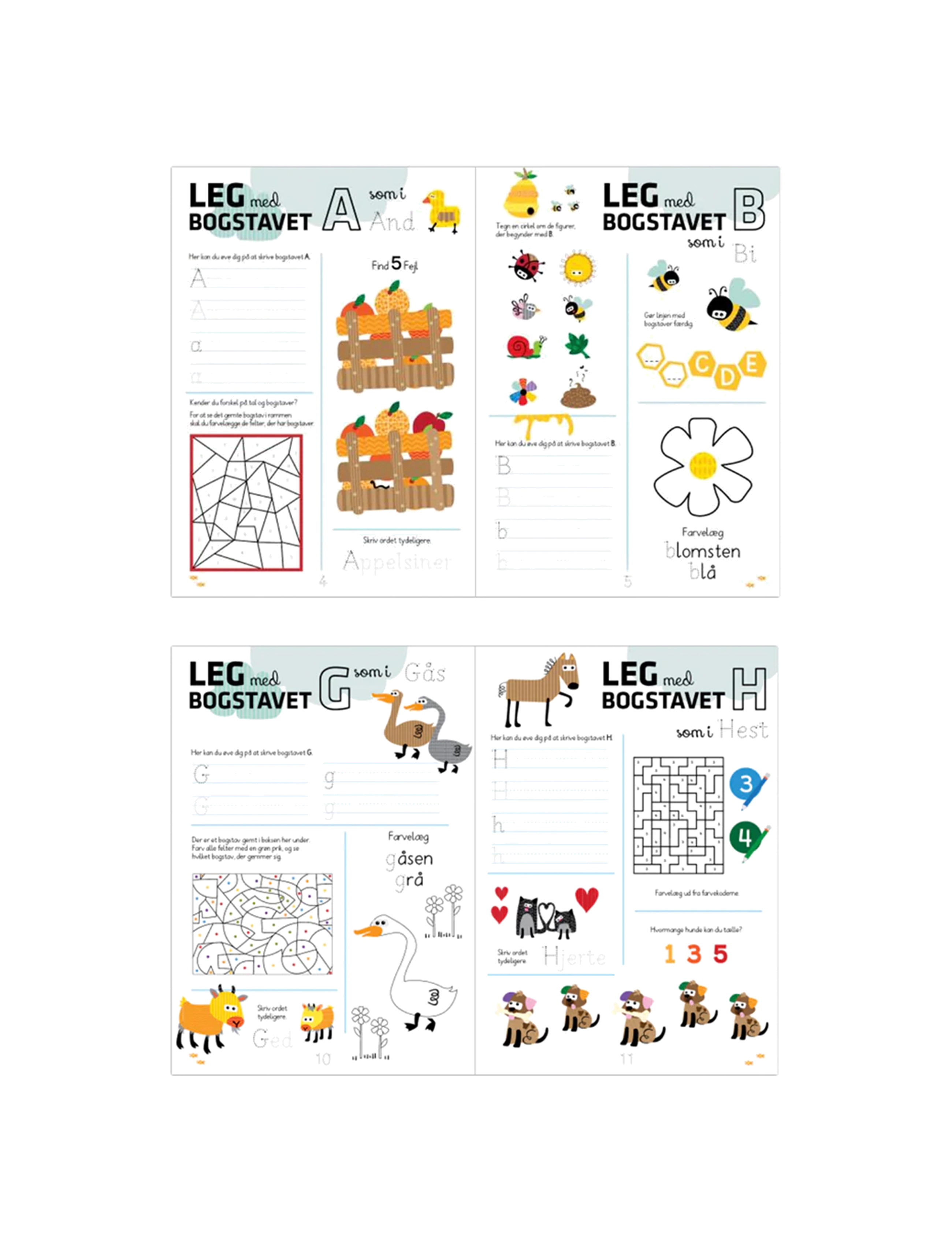 Barbo Toys - Aktivitetsbog Lær Bogstaver med Wacky Wonders  Bondegårdsdyr (DK) - livre de coloriage - multiple color - 2