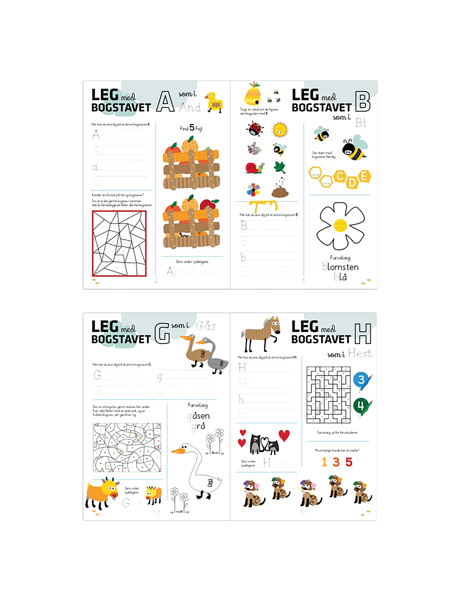 Barbo Toys - Aktivitetsbog Lær Bogstaver med Wacky Wonders Bondegårdsdyr (DK) - mal- & bastelbücher - multiple color - 2