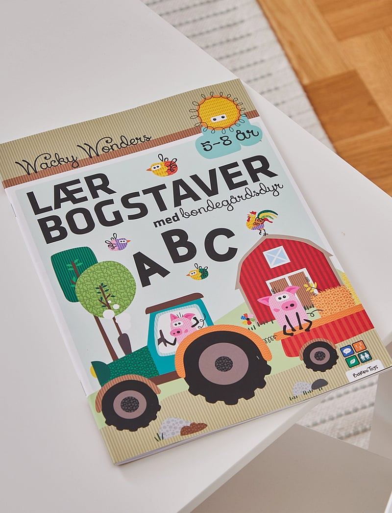 Barbo Toys - Aktivitetsbog Lær Bogstaver med Wacky Wonders Bondegårdsdyr (DK) - värvimis- & käsitööraamatud - multiple color - 0