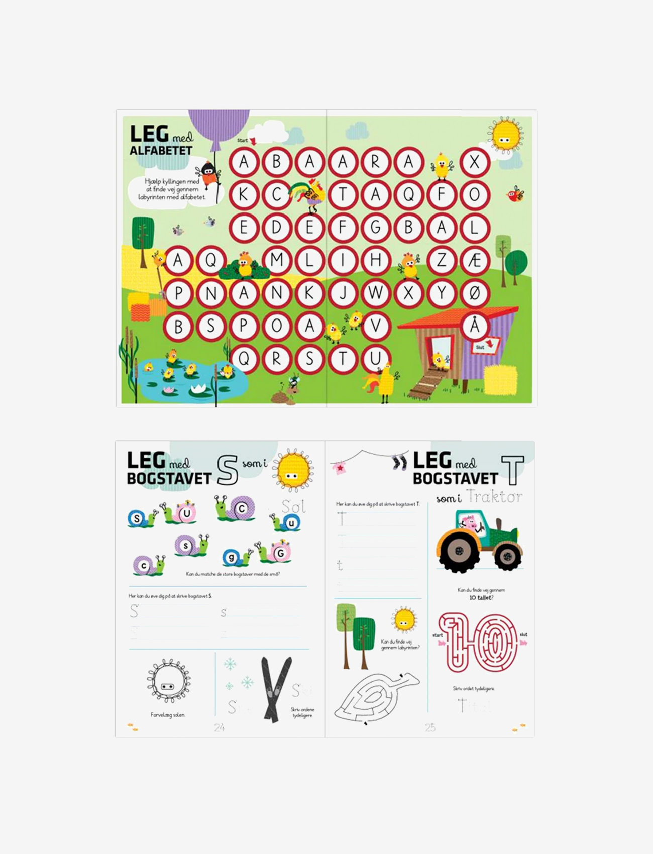 Barbo Toys - Aktivitetsbog Lær Bogstaver med Wacky Wonders  Bondegårdsdyr (DK) - värvimis- & käsitööraamatud - multiple color - 3