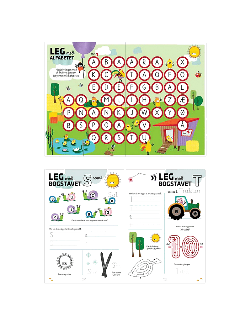 Barbo Toys - Aktivitetsbog Lær Bogstaver med Wacky Wonders Bondegårdsdyr (DK) - värvimis- & käsitööraamatud - multiple color - 3