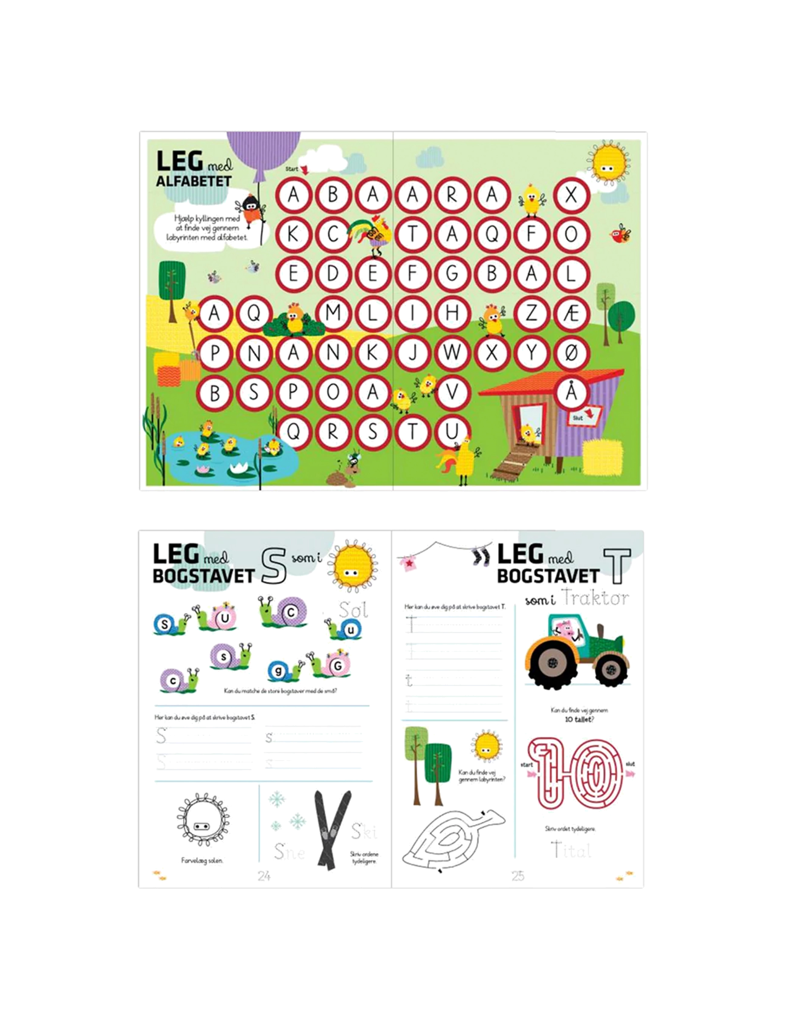 Barbo Toys - Aktivitetsbog Lær Bogstaver med Wacky Wonders  Bondegårdsdyr (DK) - livre de coloriage - multiple color - 3