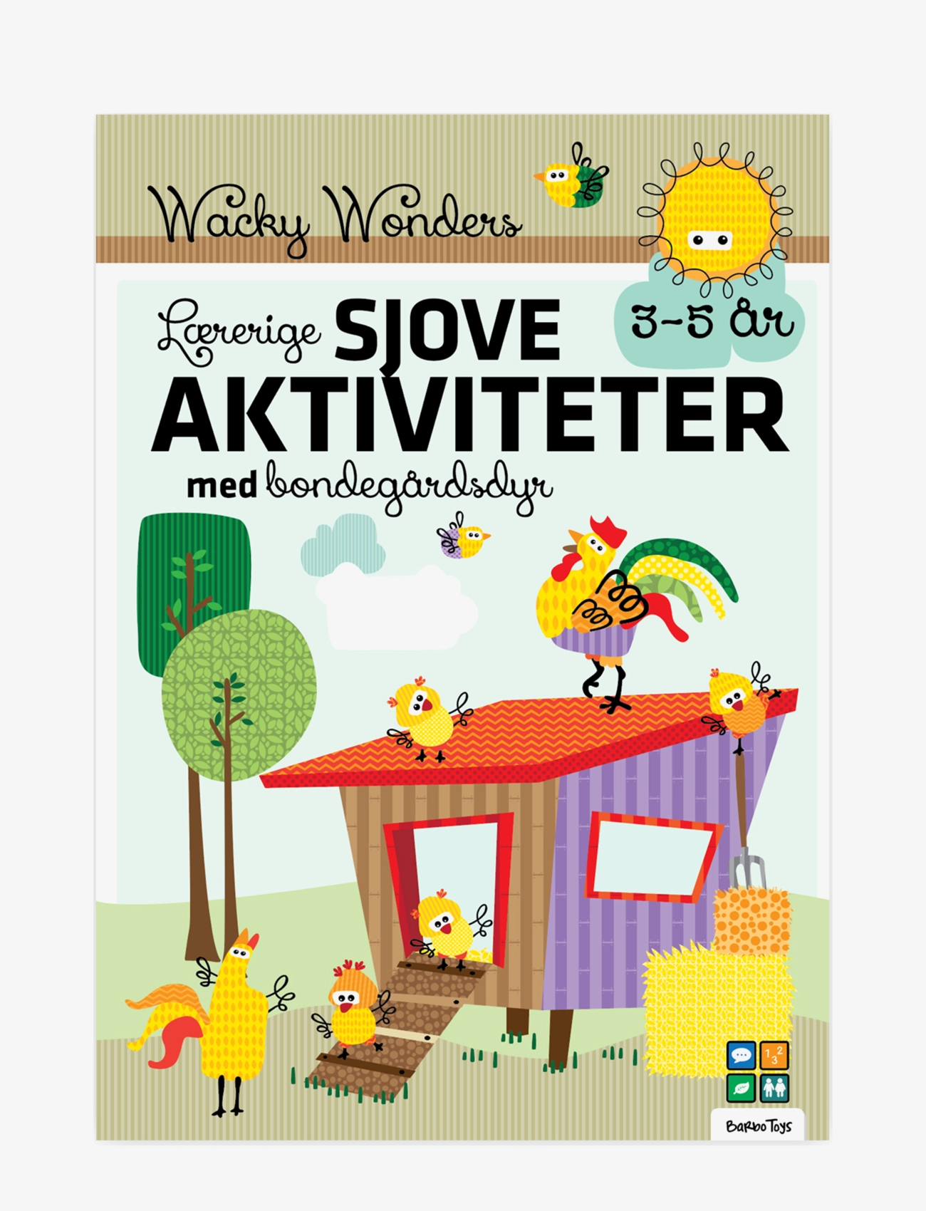 BARBO Spielzeug Aktivitetsbog Med Lærerige Sjove Wacky Wonders Aktiviteter (Dk) Patterned - One Size - Kinder