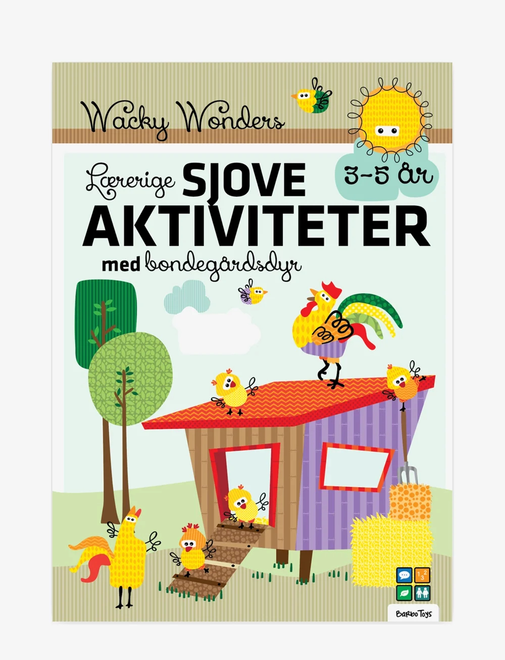 Barbo Toys - Aktivitetsbog med Lærerige Sjove Wacky Wonders Aktiviteter (DK) - pädagogische bücher - multiple color - 1