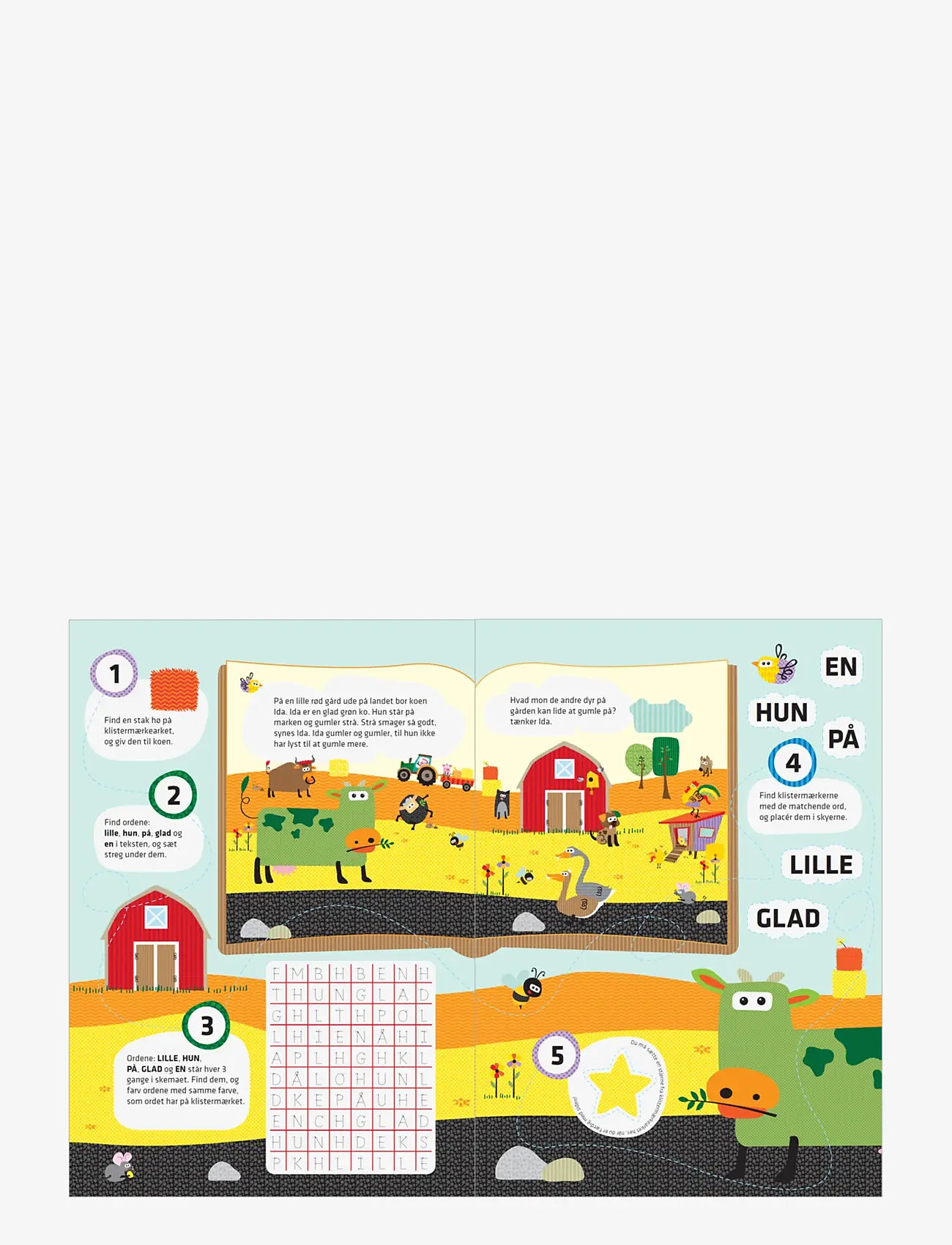 Barbo Toys - Wacky Wonders 120 ord Aktivitetsbog - Læs og Løs (DK) - harivad raamatud - multiple color - 2