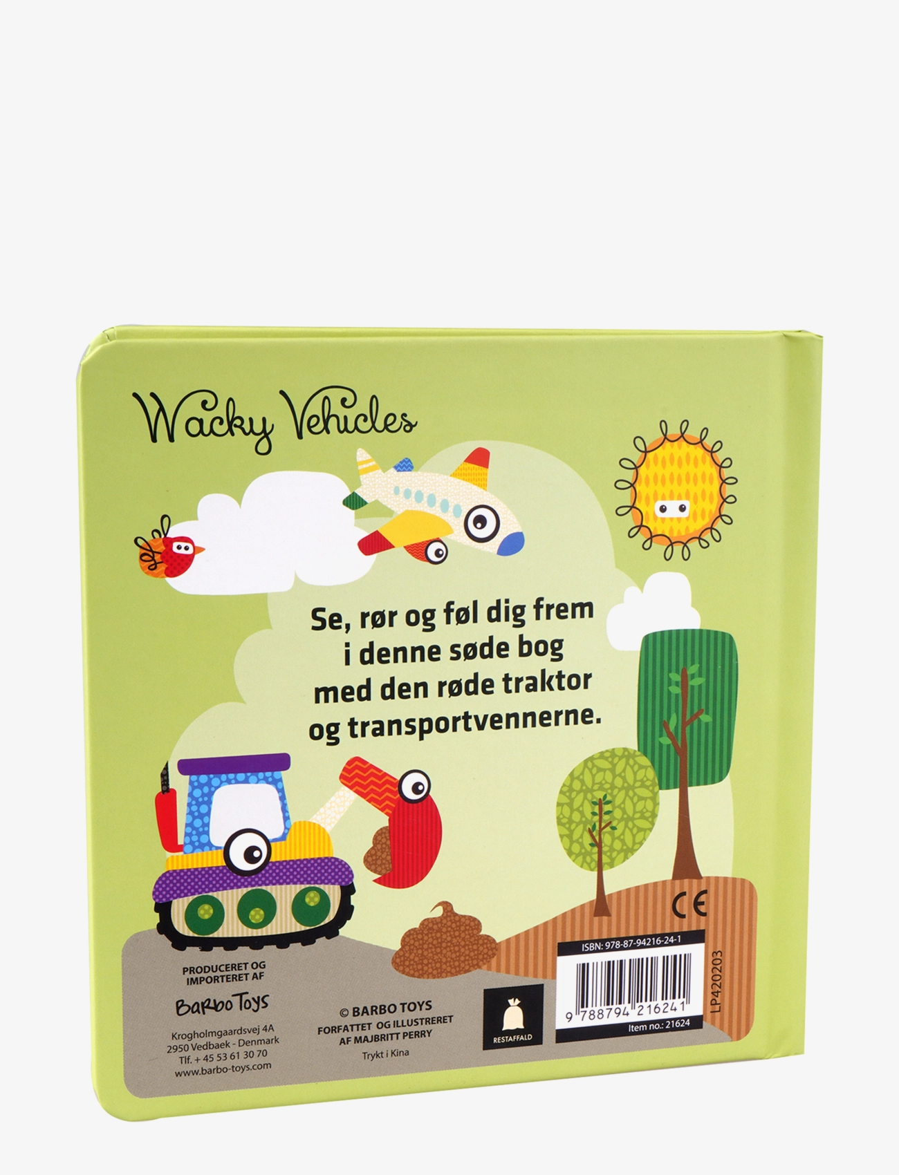 Barbo Toys - Wacky Wonders bog - Se, Rør og Føl - Traktor (DK) - pädagogische bücher - multiple color - 1