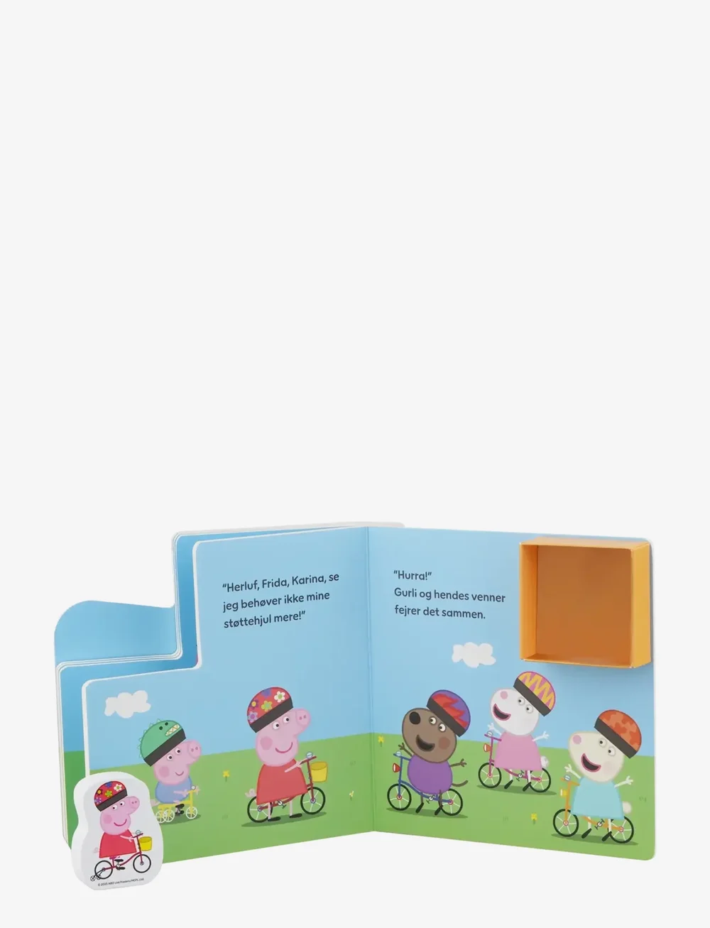 Peppa Wutz - Gurli Gris Bog 1 Figure - På Cykeltur (DK) - baby-bücher - 1016 - 2