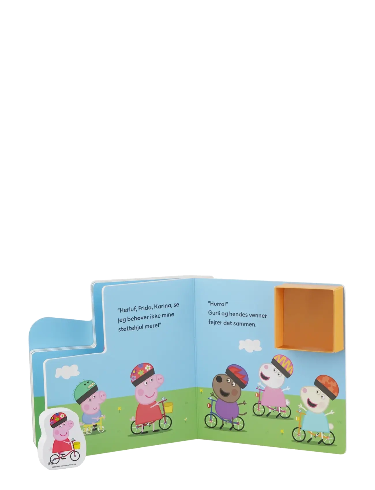 Peppa Pig - Gurli Gris Bog 1 Figure - På Cykeltur (DK) - livres pour enfants - 1016 - 2