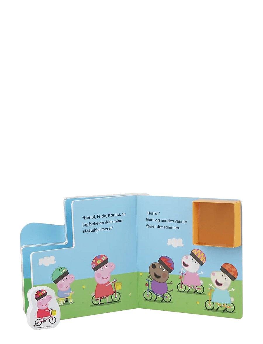 Peppa Pig - Gurli Gris Bog 1 Figure - På Cykeltur (DK) - livres pour enfants - 1016 - 2
