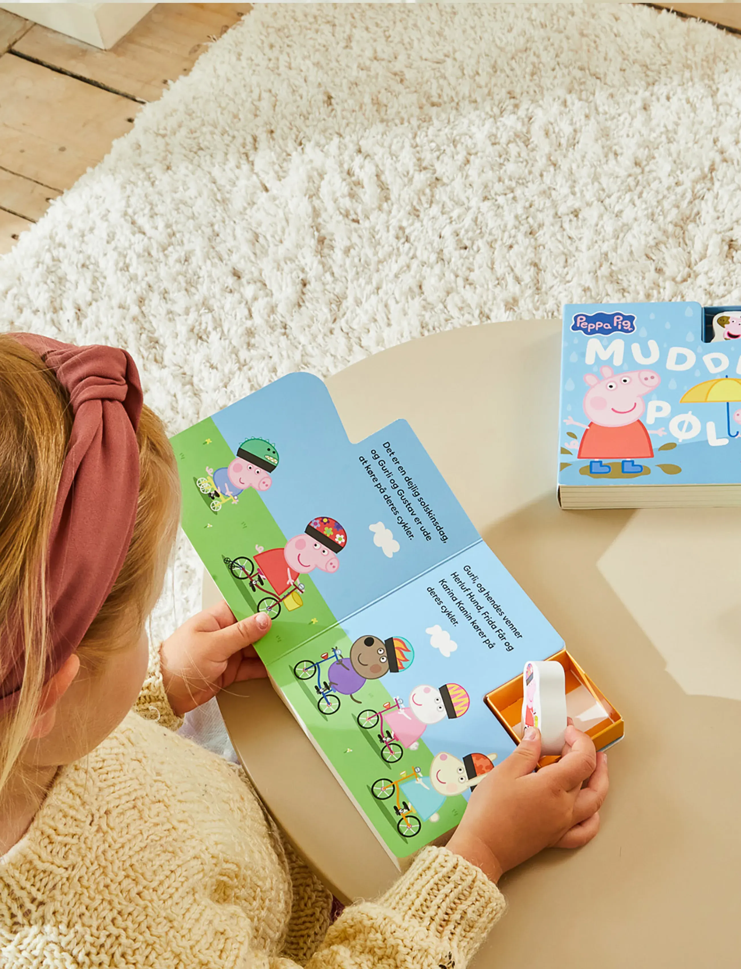 Peppa Pig - Gurli Gris Bog 1 Figure - På Cykeltur (DK) - livres pour enfants - 1016 - 5