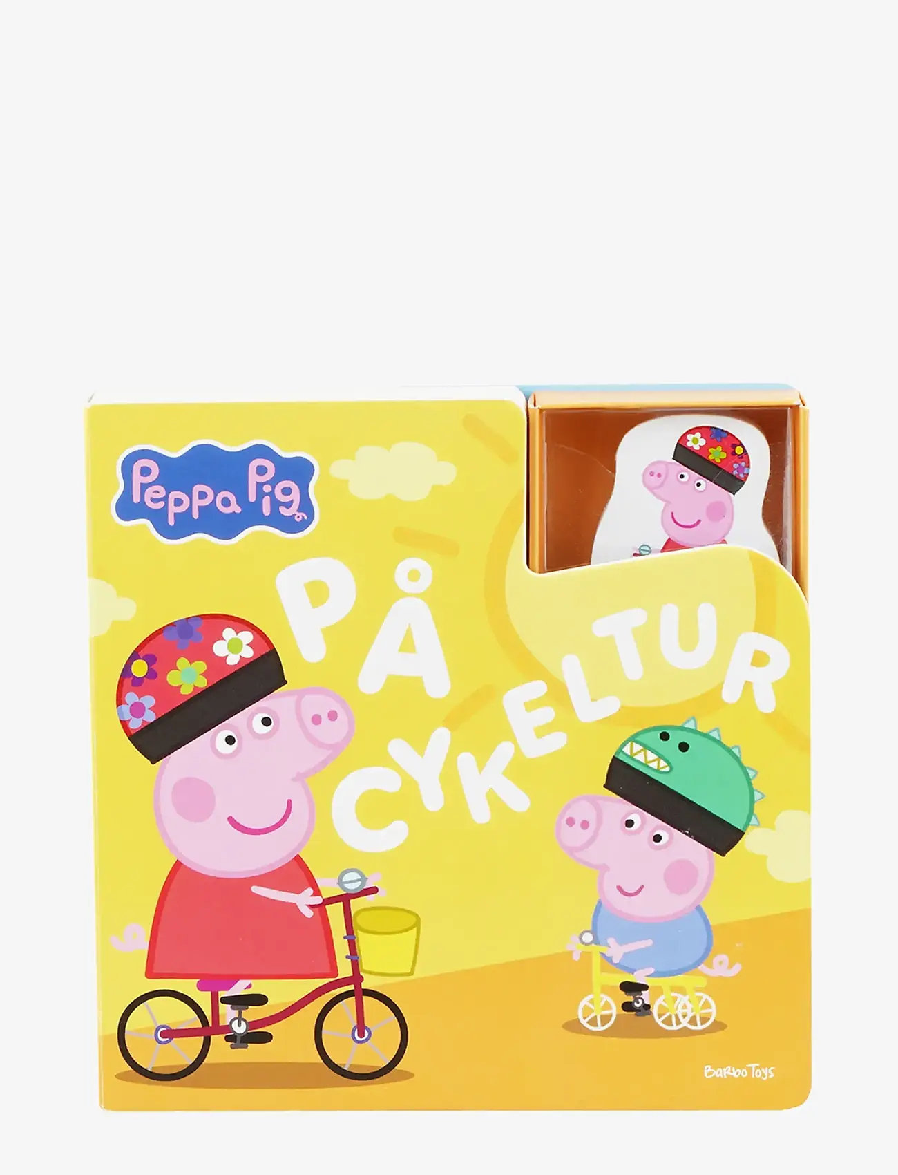 Põrsas Peppa - Gurli Gris Bog 1 Figure - På Cykeltur (DK) - beebiraamatud - 1016 - 3