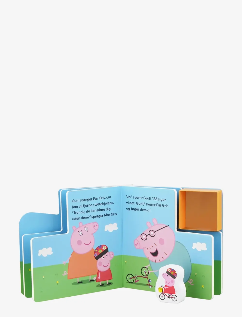 Peppa Wutz - Gurli Gris Bog 1 Figure - På Cykeltur (DK) - baby-bücher - 1016 - 4