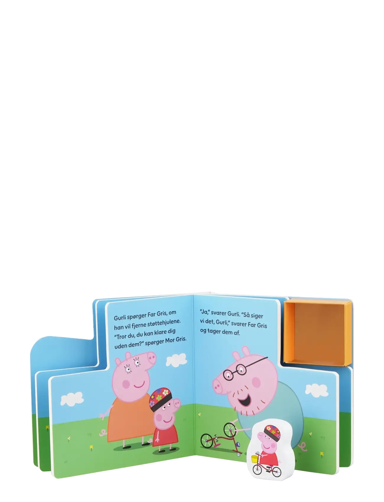 Peppa Pig - Gurli Gris Bog 1 Figure - På Cykeltur (DK) - livres pour enfants - 1016 - 4