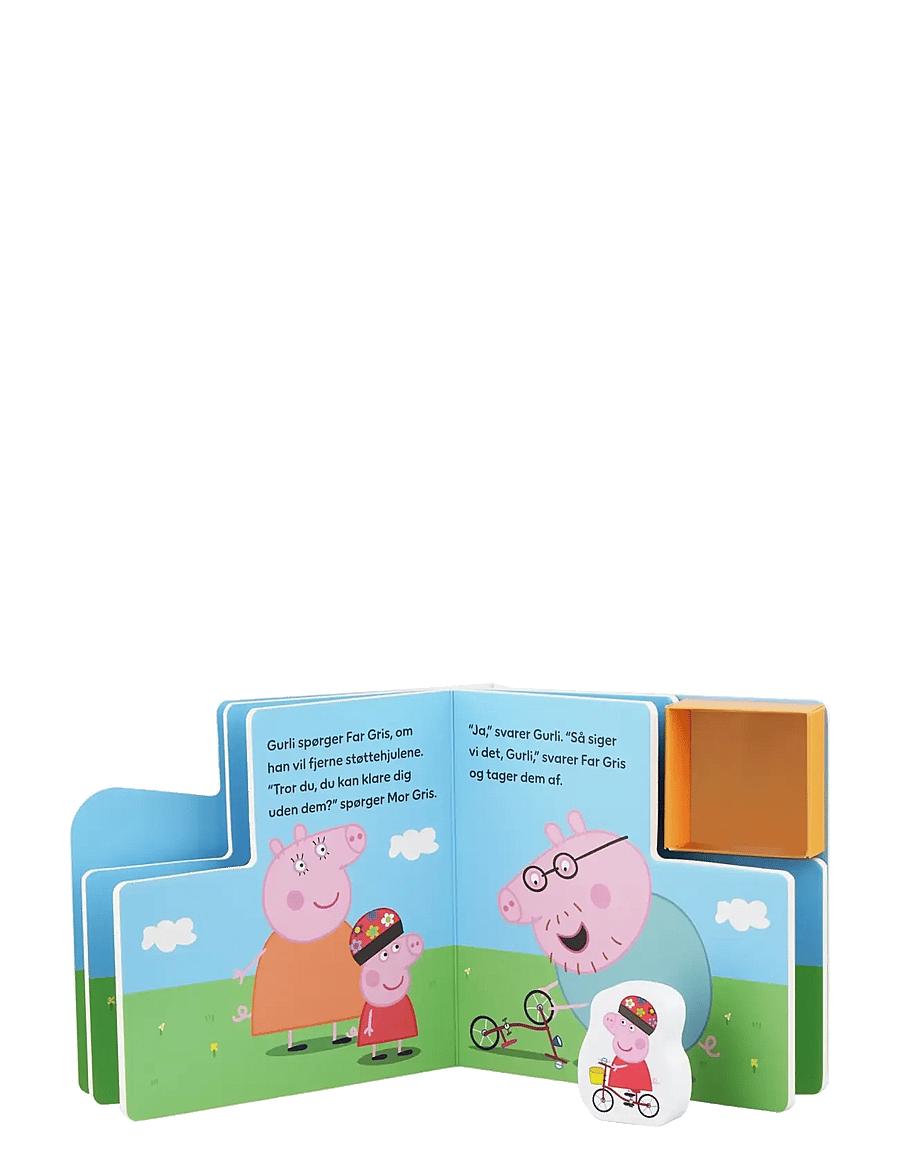 Peppa Pig - Gurli Gris Bog 1 Figure - På Cykeltur (DK) - livres pour enfants - 1016 - 4