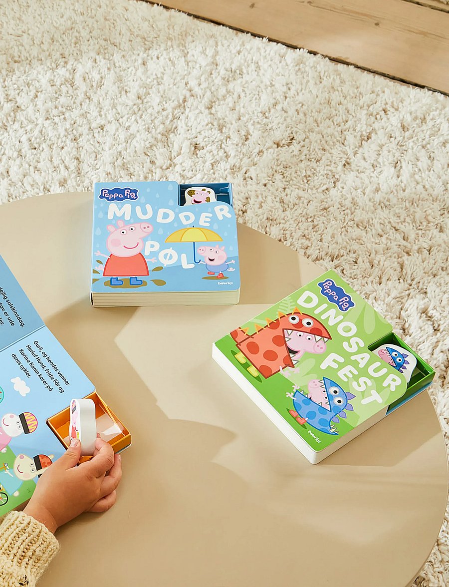 Peppa Pig - Gurli Gris Bog 1 Figure - Dino Fest (DK) - livres pour enfants - 1016 - 5