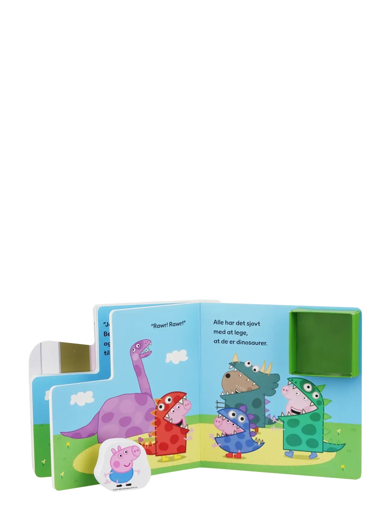 Peppa Pig - Gurli Gris Bog 1 Figure - Dino Fest (DK) - livres pour enfants - 1016 - 4