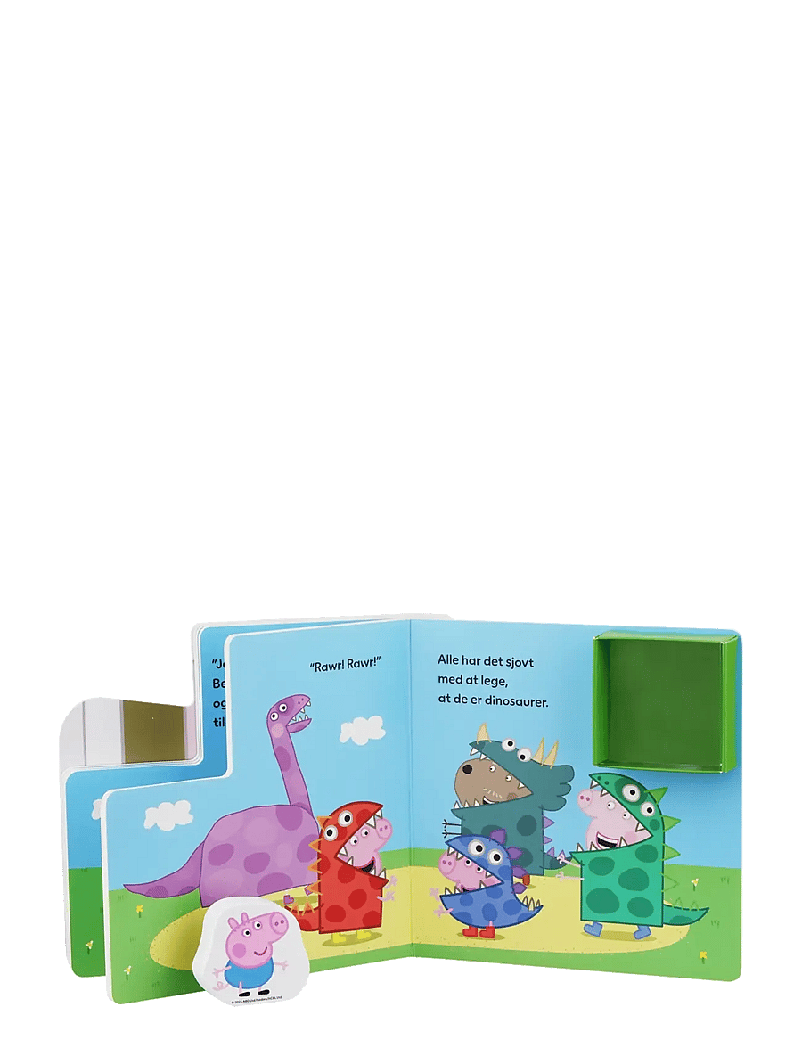 Peppa Pig - Gurli Gris Bog 1 Figure - Dino Fest (DK) - livres pour enfants - 1016 - 4
