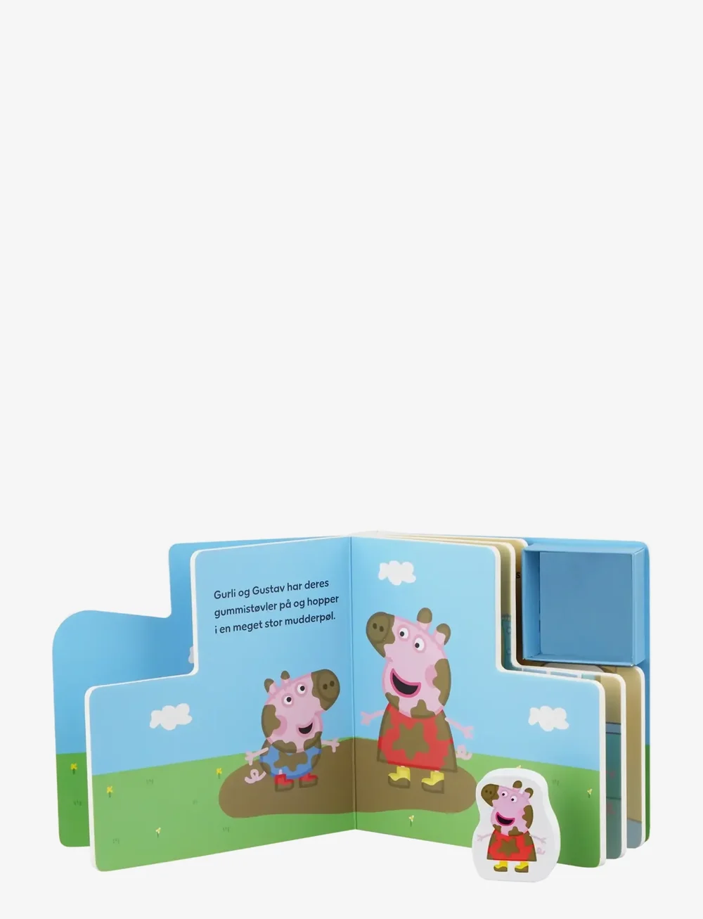 Peppa Pig - Gurli Gris Bog 1 Figure - Mudderpøl (DK) - ungbarnabækur - 1016 - 2