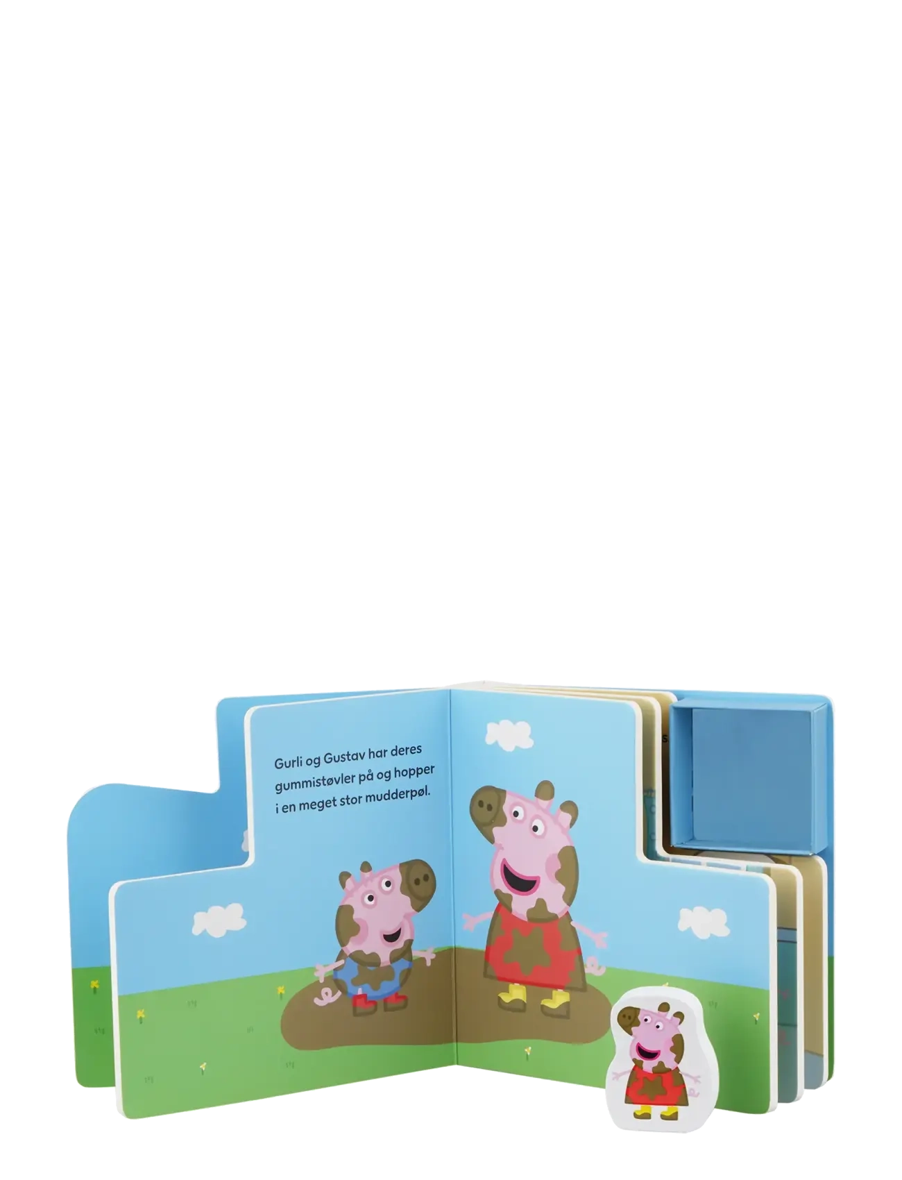 Peppa Wutz - Gurli Gris Bog 1 Figure - Mudderpøl (DK) - baby-bücher - 1016 - 2