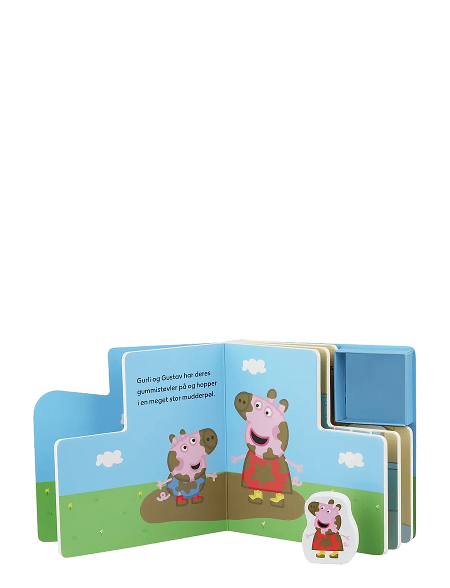 Peppa Wutz - Gurli Gris Bog 1 Figure - Mudderpøl (DK) - baby-bücher - 1016 - 2