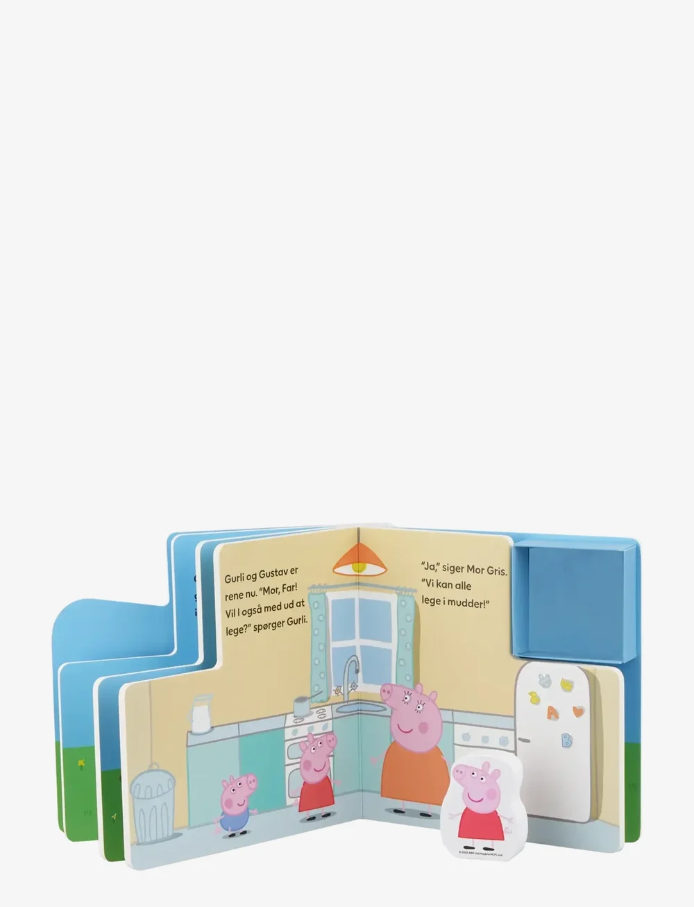 Peppa Pig - Gurli Gris Bog 1 Figure - Mudderpøl (DK) - ungbarnabækur - 1016 - 4