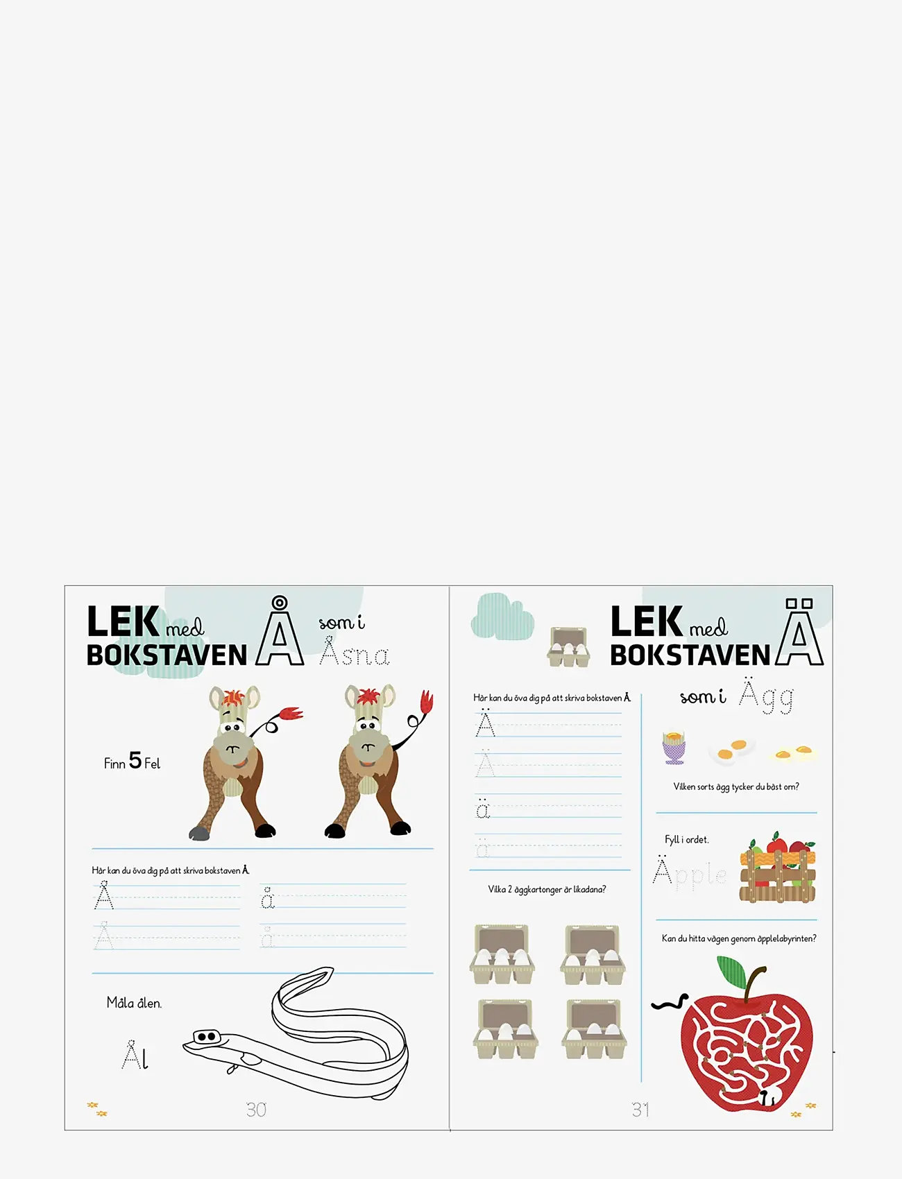 Barbo Toys - Wacky Wonders Pysselbok - Bondgårdens Djur - Lär dig bokstäver ABC (SE) - educatieve boeken - multiple color - 1