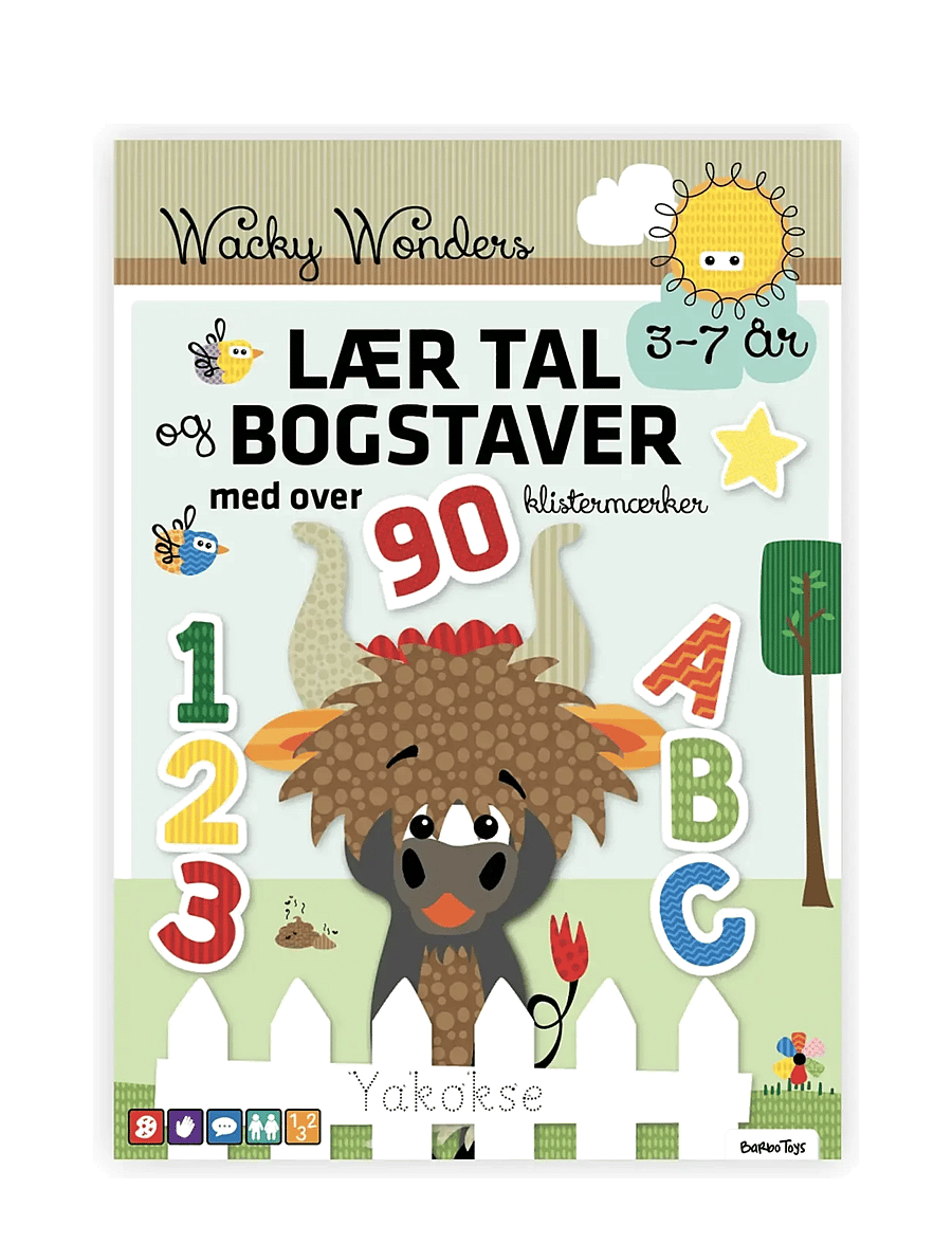 Barbo Toys - Aktivitetsbog - Lærerige Sjove Aktiviteter med Wacky Wonders Bondegårdsdyr (DK) - livres éducatifs - multiple color - 0