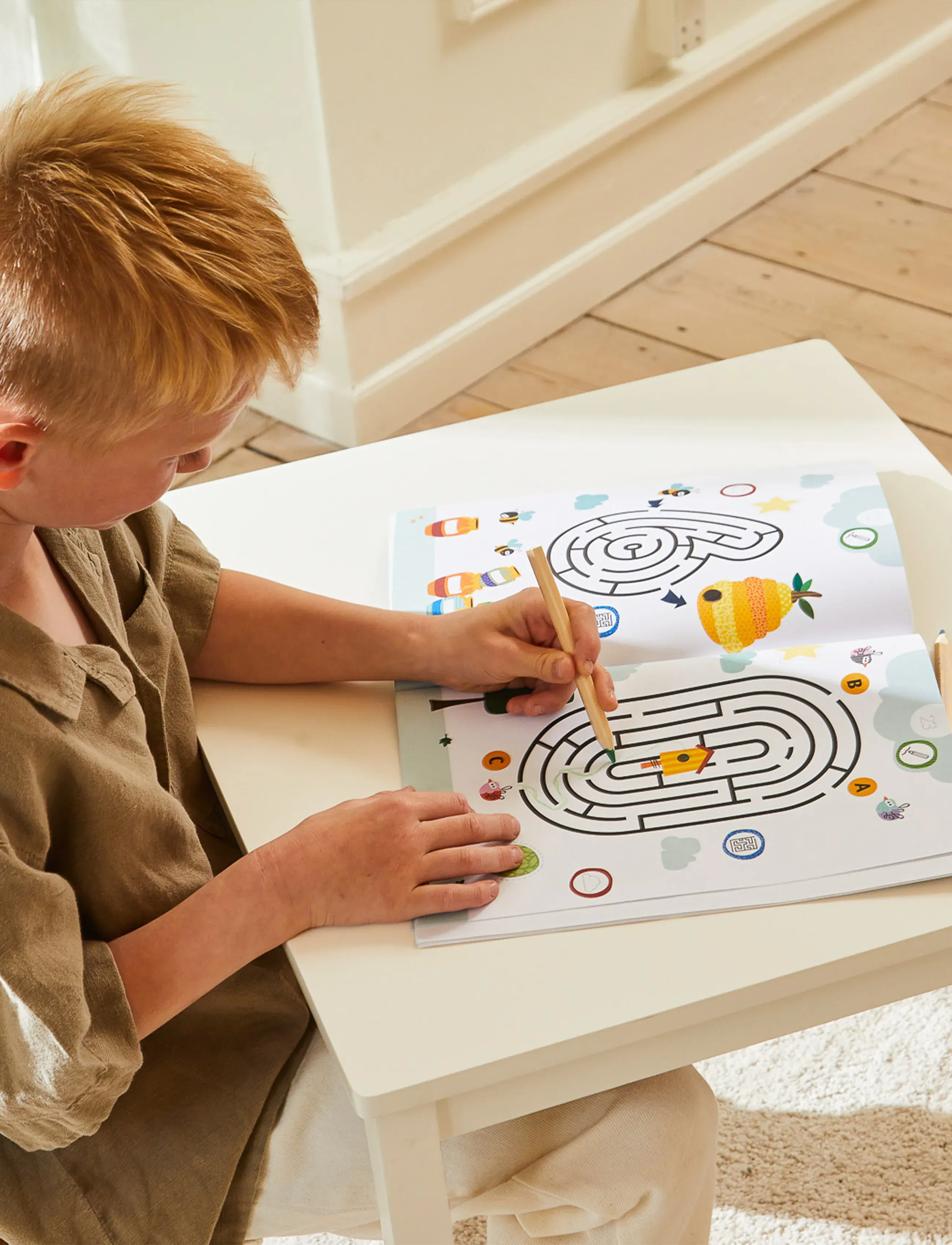 Barbo Toys Aktivitetsbog Labyrinter Med Wacky Wonders Bondegårdsdyr (Dk), Børn, Coloring & Craft Books, Multi/mønstret, Str: ONE SIZE
