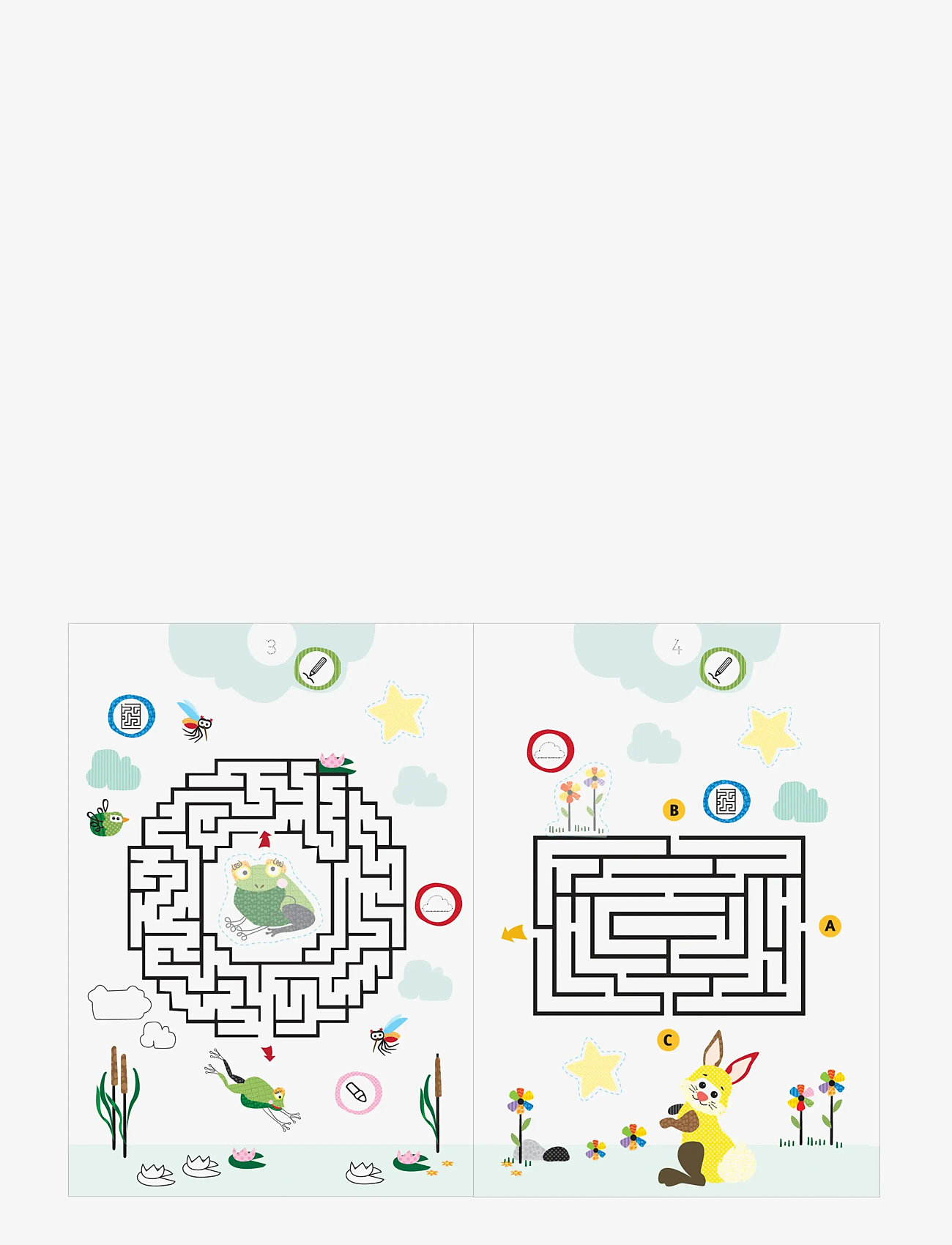 Barbo Toys - Aktivitetsbog - Labyrinter med Wacky Wonders Bondegårdsdyr (DK) - mal- & bastelbücher - multiple color - 3