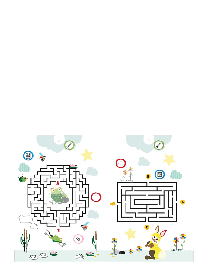 Barbo Toys - Aktivitetsbog - Labyrinter med Wacky Wonders Bondegårdsdyr (DK) - mal- & bastelbücher - multiple color - 3