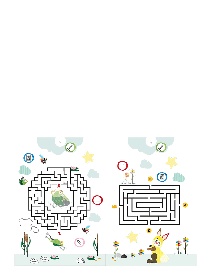 Barbo Toys - Aktivitetsbog - Labyrinter med Wacky Wonders Bondegårdsdyr (DK) - livre de coloriage - multiple color - 3