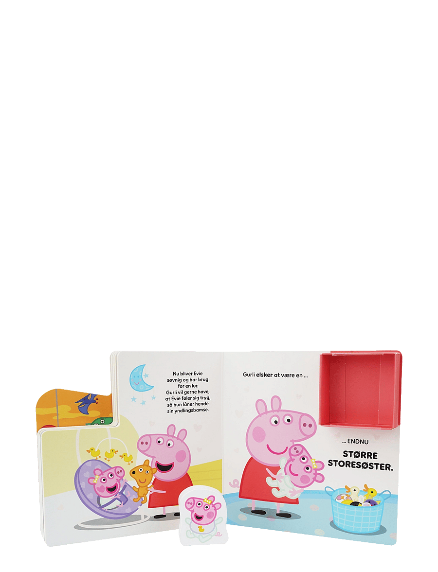 Põrsas Peppa - Peppa Pig - Bog med 1 træfigurer - Store Søster (DK) - multiple color - 1