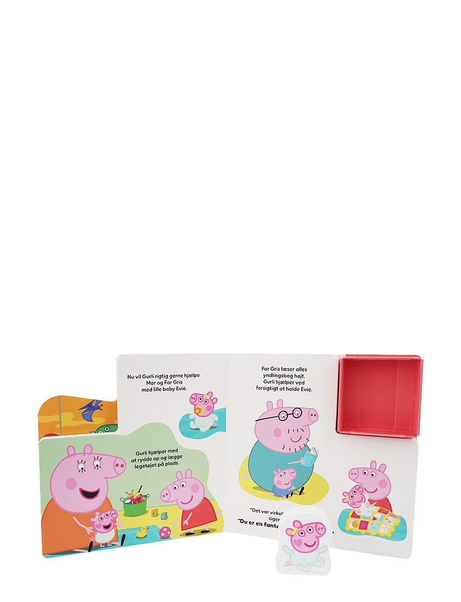 Põrsas Peppa - Peppa Pig - Bog med 1 træfigurer - Store Søster (DK) - multiple color - 3