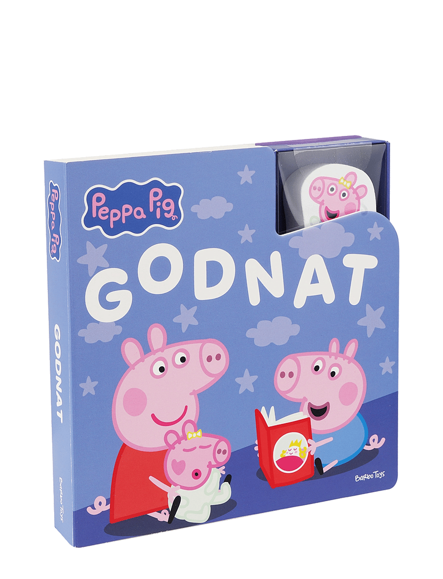 Põrsas Peppa - Peppa Pig - Bog med 3 træfigurer - Godnat (DK) - multiple color - 0