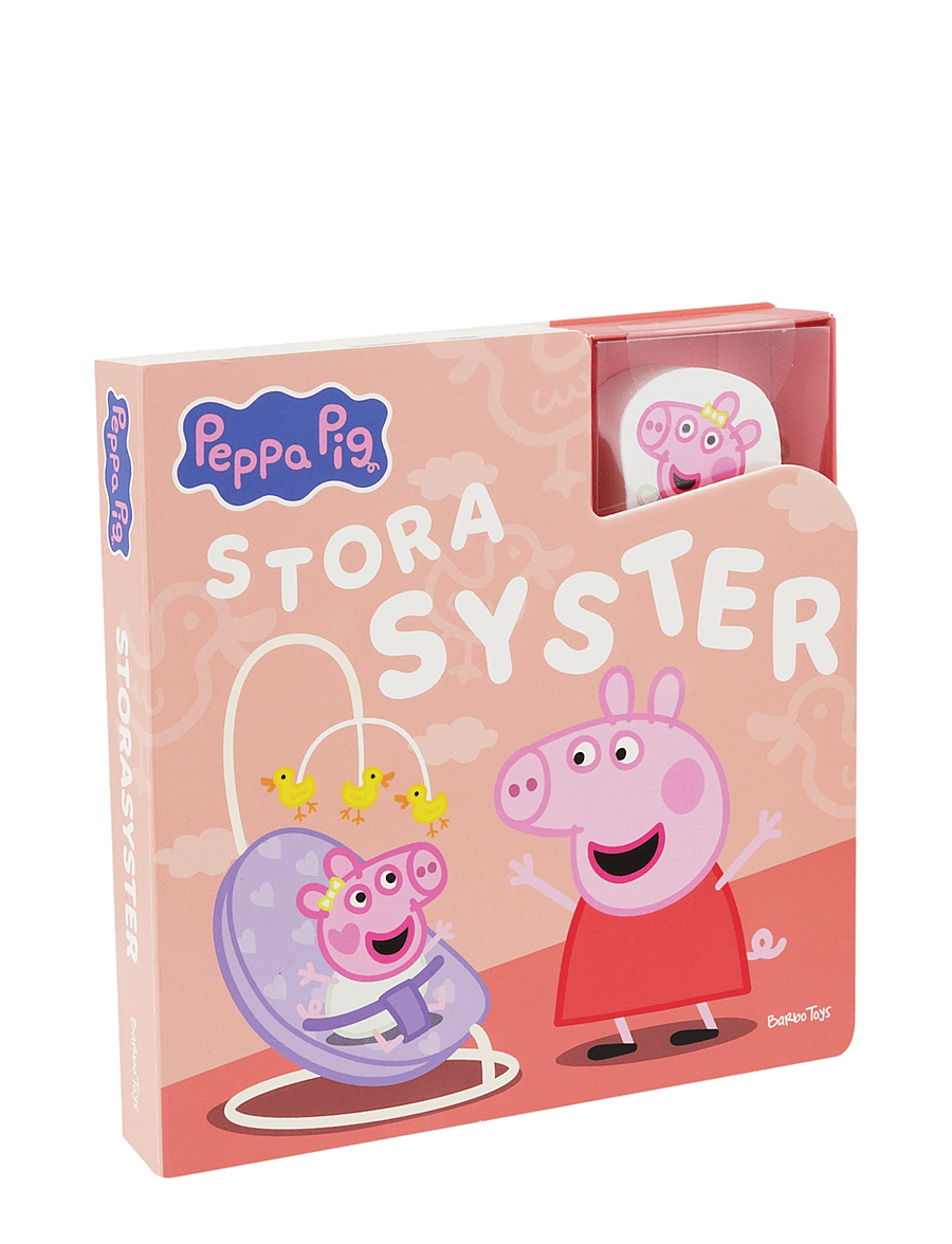 Põrsas Peppa - Peppa Pig - Bok Med 1 Träfigurer - Stora Syster (SE) - multiple color - 0