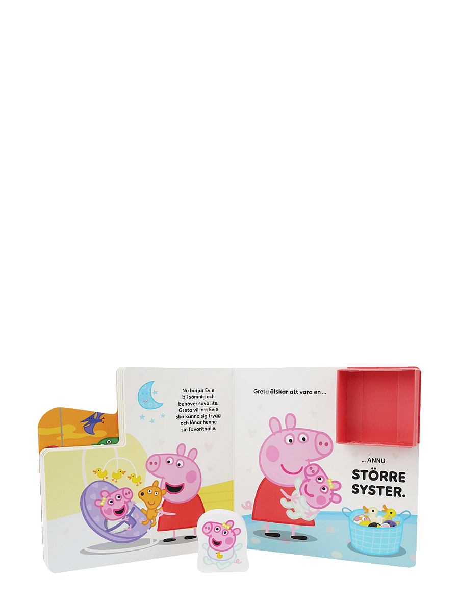 Põrsas Peppa - Peppa Pig - Bok Med 1 Träfigurer - Stora Syster (SE) - multiple color - 1