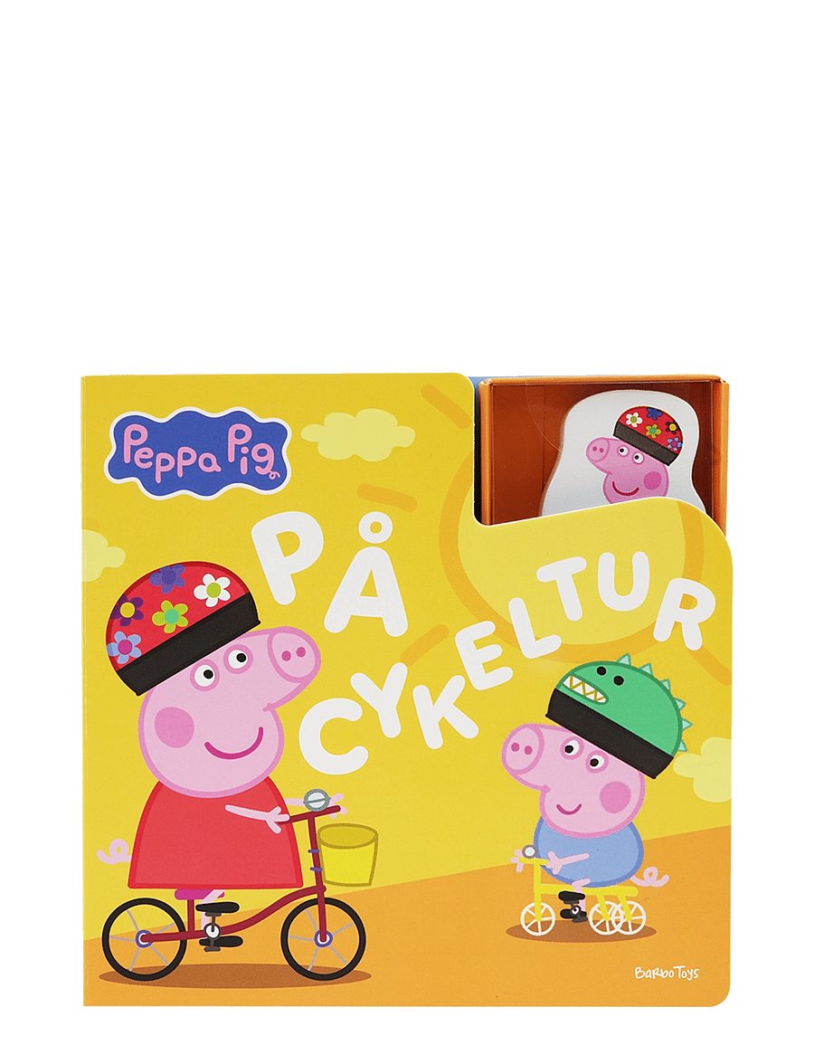Põrsas Peppa - Peppa Pig - Bok Med 1 Träfigurer - På Cykeltur (SE) - multiple color - 2