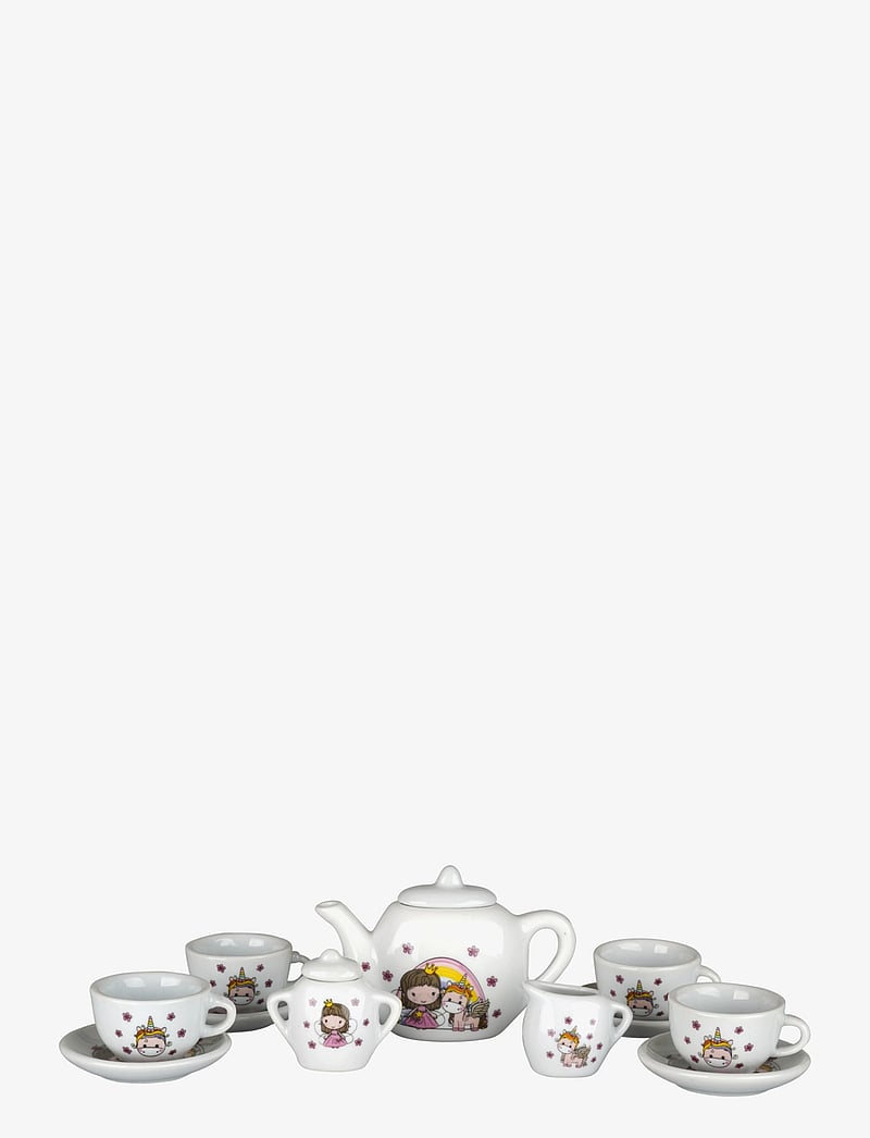 Barbo Toys - Lillie & Ellie - 12 pcs porcelain tea set - kaffee & tee-sets - multi - 2