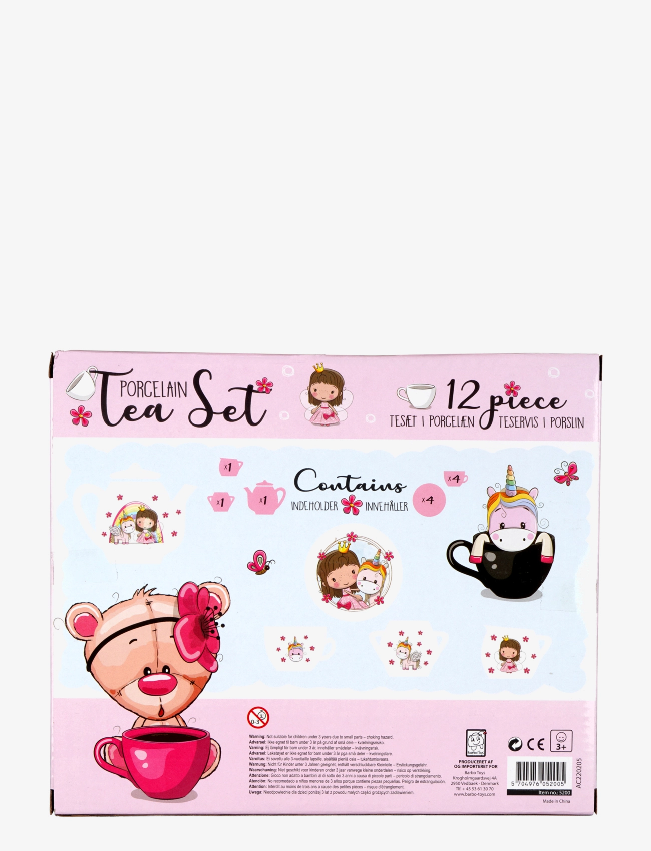 Barbo Toys - Lillie & Ellie - 12 pcs porcelain tea set - sets café & thé - multi - 5