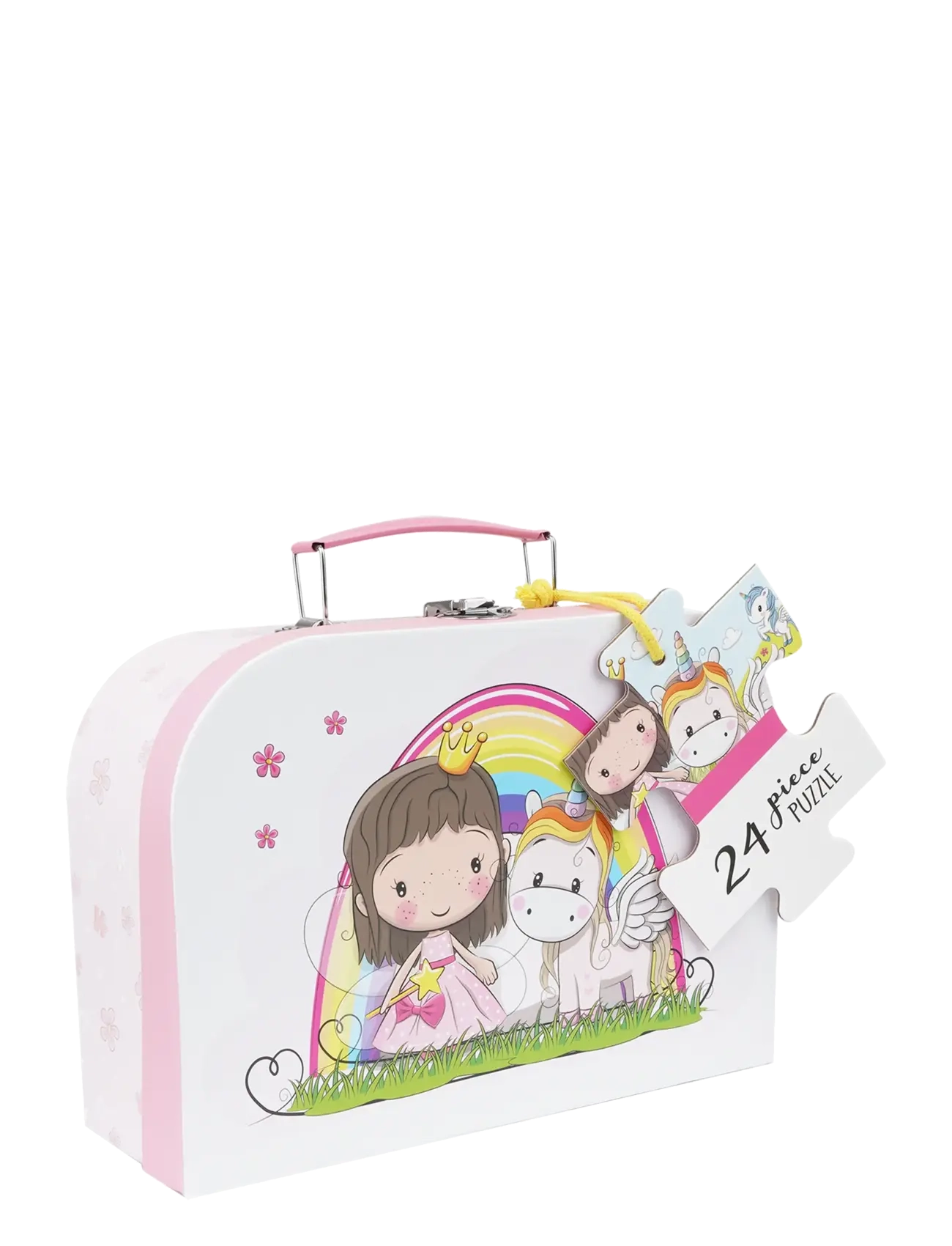 BARBO Spielzeug Princess Suitcase With Puzzle Patterned - One Size - Kinder